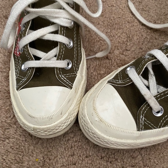Green high top comme des garçon x converse - Picture 2 of 5